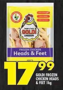 Shoprite Goldi frozen chicken heads & feet offer