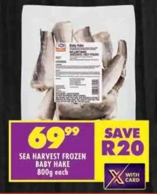 Shoprite Sea harvest frozen baby hake offer