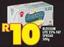 Shoprite Blossom lite 25% fat spread offer