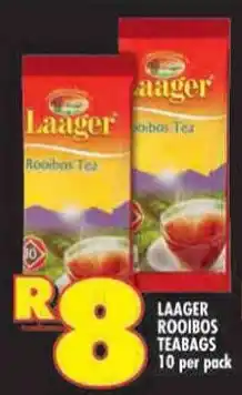 Shoprite Laager rooibos teabags offer