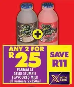 Shoprite Parmalat steri stumpie flavoured milk all variants offer