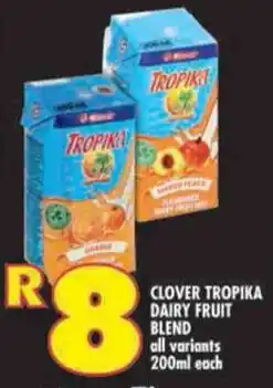 Shoprite Clover tropika dairy fruit blend all variants offer