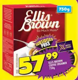 Shoprite Ellis brown coffee creamer offer