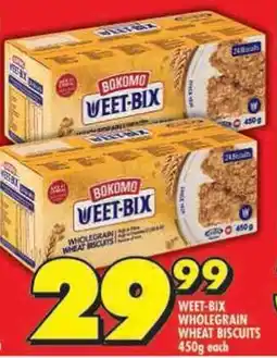 Shoprite Bokomo weet-bix wholegrain wheat biscuits offer