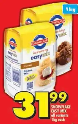 Shoprite Snowflake easy mix all variants offer