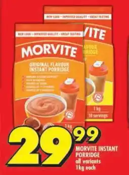 Shoprite Morvite instant porridge all variants offer