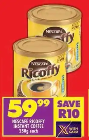 Shoprite Nescafé ricoffy instant coffee offer