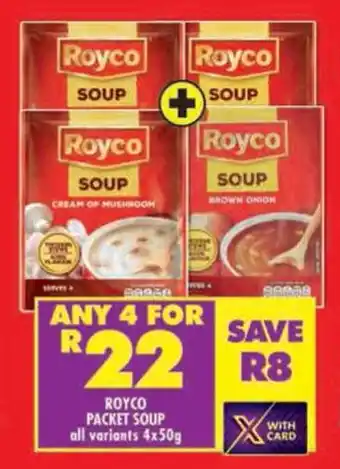 Shoprite Royco packet soup all variants offer