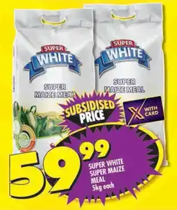 Shoprite Super white super maize meal offer