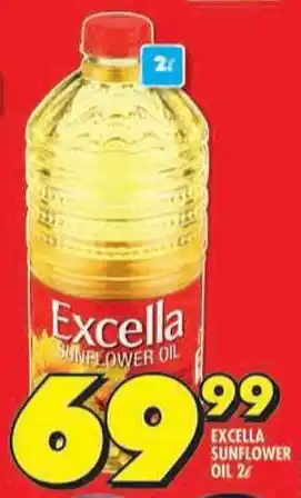 Shoprite Excella sunflower oil offer