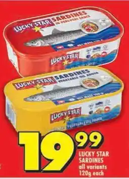 Shoprite Lucky star sardines all variants offer
