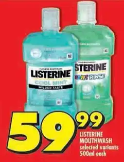 Shoprite Listerine mouthwash offer