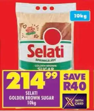 Shoprite Selati golden brown sugar offer