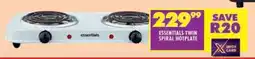 Shoprite Essentials twin spiral hotplate offer