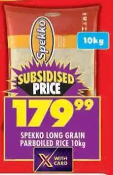 Shoprite Spekko long grain parboiled rice offer