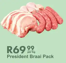 President Hyper President Braai Pack offer