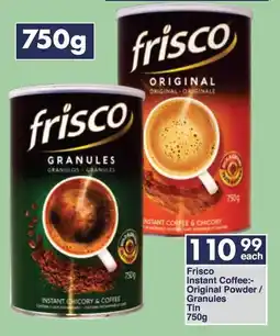 President Hyper Frisco Instant Coffee Original Powder/ Granules Tin offer