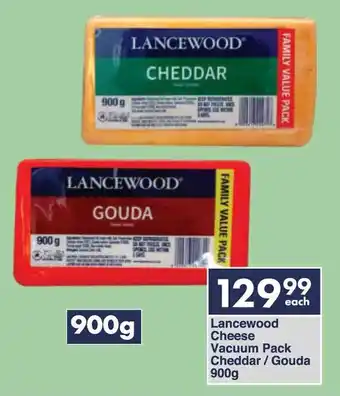 President Hyper Lancewood Cheese Vacuum Pack Cheddar/Gouda offer