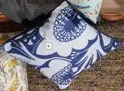 Builders Warehouse Design House Indigo Geo Blue & White Cushion 500mm x 700mm offer