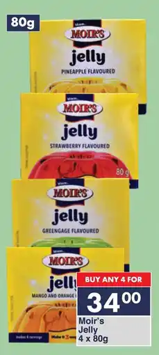 President Hyper Moir's Jelly offer