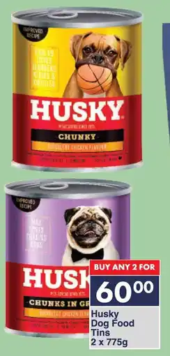 President Hyper Husky Dog Food Tins offer