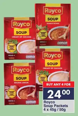 President Hyper Royco Soup Packets offer