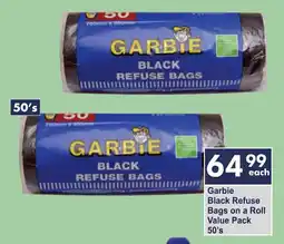 President Hyper Garbie Black Refuse Bags on a Roll Value Pack offer