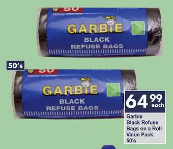 President Hyper Garbie Black Refuse Bags on a Roll Value Pack offer