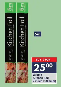 President Hyper Wrap it Kitchen Foil offer