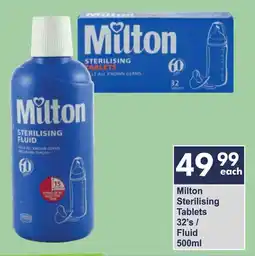 President Hyper Milton Sterilising Tablets/ Fluid offer