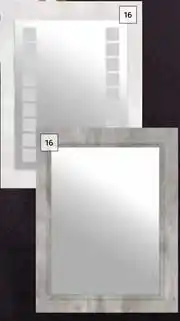 Builders Warehouse Designhouse Clear Frame & Block Mirror 800mm x 600mm-Each offer