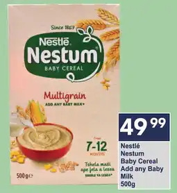 President Hyper Nestlé Nestum Baby Cereal Add any Baby Milk offer