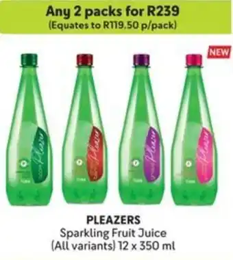 Makro PLEAZERS Sparkling Fruit Juice offer