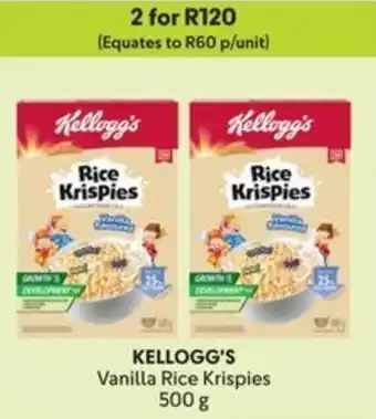 Makro KELLOGG'S Vanilla Rice Krispies offer