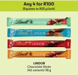 Makro LINDOR Chocolate Sticks offer