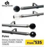 Builders Warehouse Designhouse Poles offer