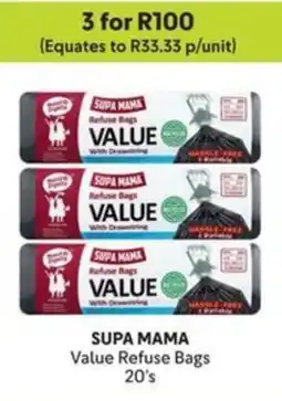 Makro SUPA MAMA Refuse Bags offer