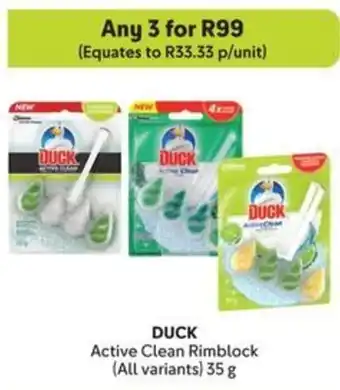 Makro DUCK Active Clean Rimblock offer