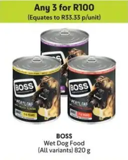 Makro BOSS Wet Dog Food offer