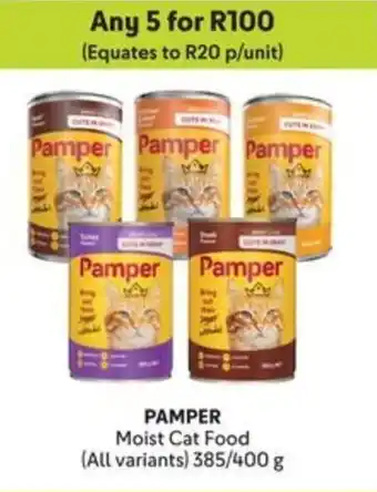 Makro PAMPER Moist Cat Food offer