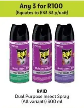 Makro RAID Dual Purpose Insect Spray offer