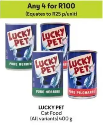 Makro LUCKY PET Cat Food offer