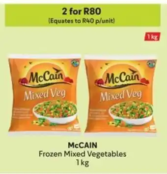 Makro McCAIN Frozen Mixed Vegetables offer