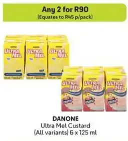 Makro DANONE Ultra Mel Custard offer