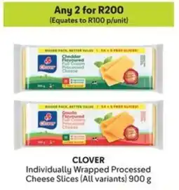 Makro CLOVER Individually Wrapped Processed Cheese Slices offer