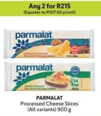 Makro PARMALAT Processed Cheese Slices offer