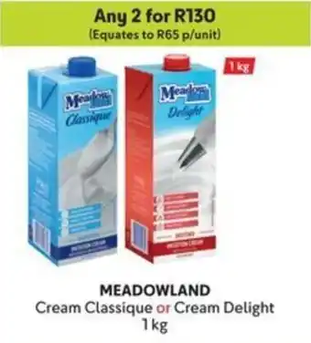 Makro MEADOWLAND Cream Classique or Cream Delight offer