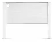 Builders Warehouse Home&Kitchen White Bedroom Headboard-1.36m(h) x 1.8m(w) x 40mm(d) offer