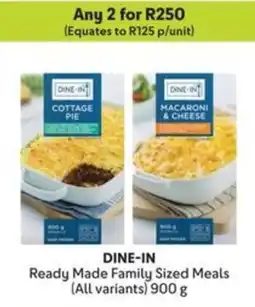 Makro DINE-IN Ready Made Family Sized Meals offer