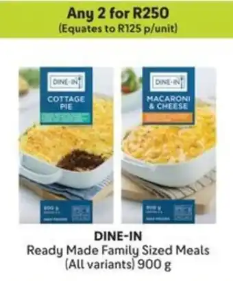 Makro DINE-IN Ready Made Family Sized Meals offer